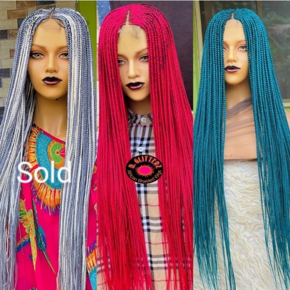 D.GLITTERZ Other - AFRICAN BRAIDED WIGS ON CLOSURE